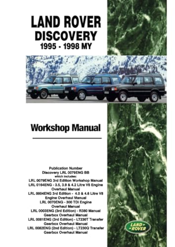 Land Rover Discovery 1995-1998 My Workshop Manual: LRL 0079 ENG Land Rover Discovery 1995-1998 My Workshop Manual: LRL 0079 ENG