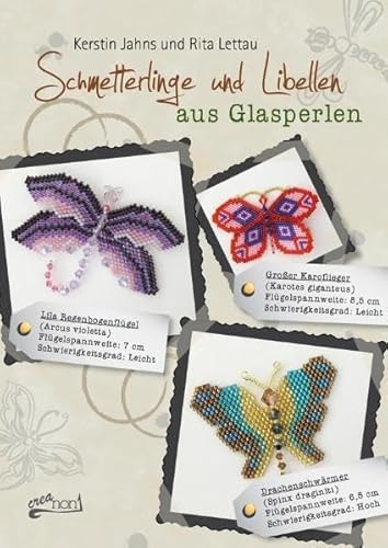 Schmetterlinge und Libellen aus Glasperlen Schmetterlinge und Libellen aus Glasperlen