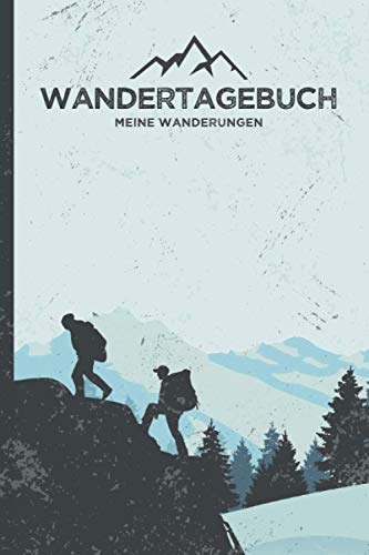 WANDERTAGEBUCH | Meine Wanderungen: Logbuch, Stempelbuch & Tourenbuch für das WANDERN | Zum Ausfüllen & Eintragen | Zusätzlicher Platz für 96 Stempel | A5 | 142 Seiten von Independently published