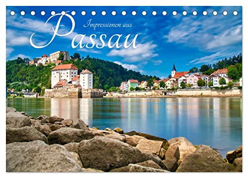 Impressionen aus Passau (Tischkalender 2025 DIN A5 quer), CALVENDO Monatskalender