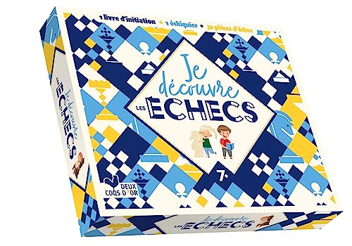 Je découvre les échecs - coffret avec plateau de jeu et méthode d'apprentissage: Avec 1 livre, méthode d'apprentissage et 1 échiquier
