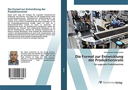 Die Formel zur Entwicklung der Produktionsrate: für ungerade Produktionslinie