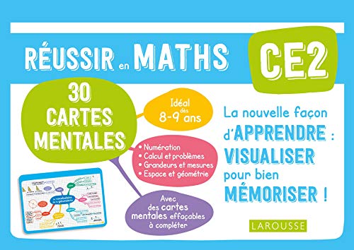 Cartes mentales Maths CE2: Réussir en maths