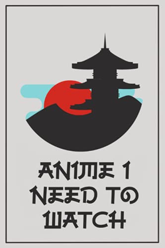 Anime I need to watch: Anime checklist notebook