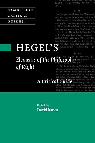 Hegel's ‘Elements of the Philosophy of Right': A Critical Guide (Cambridge Critical Guides)