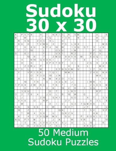 Sudoku 30 x 30 50 Medium Sudoku Puzzles