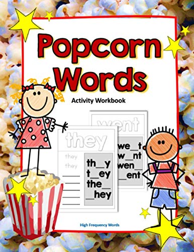 Popcorn Words Activity Workbook: High Frequency Words von Independently published