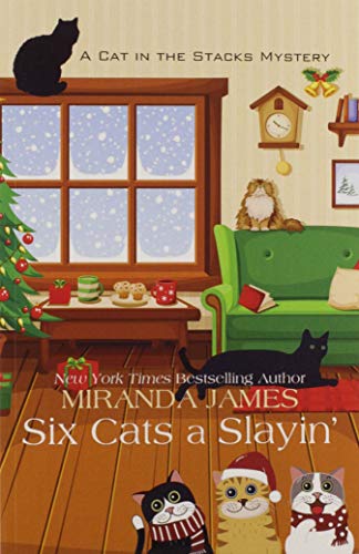 Six Cats a Slayin' (Cat in the Stacks Mystery: Wheeler Publishing Large Print Cozy Mystery) von Wheeler Publishing Large Print