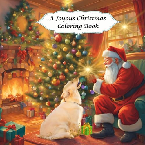 A Joyous Christmas Coloring Book