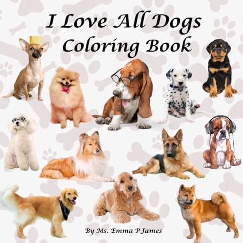 I Love All Dogs Coloring Book von Independently published