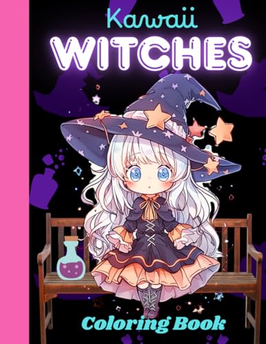 Kawaii Witches Coloring Book von Independently published