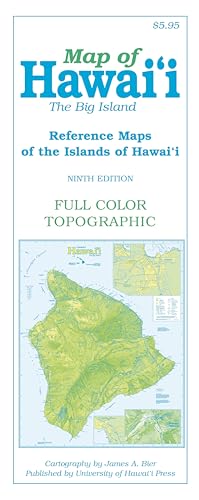 Map of Hawai'i: The Big Island (Reference Maps of the Islands of Hawai‘i) von University of Hawaii Press