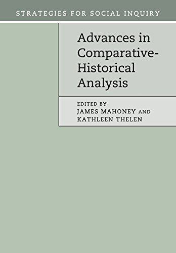 Advances in Comparative-Historical Analysis (Strategies for Social Inquiry) von Cambridge University Press