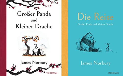 Großer Panda und Kleiner Drache: 2 wunderschöne Bücher im Set + 1 exklusive DIN A5-Karte