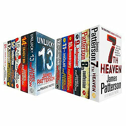 Women's Murder Club by James Patterson 12 Books Collection Set ( Books 7 - 18)