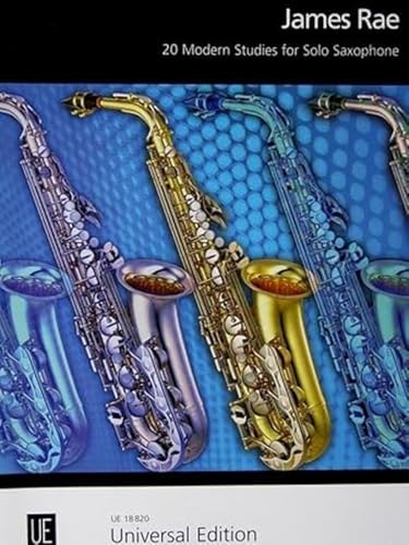 20 Modern Studies: Moderne Rhythmus und Interpretationsstudien für angehende Saxophonisten. für Saxophon.