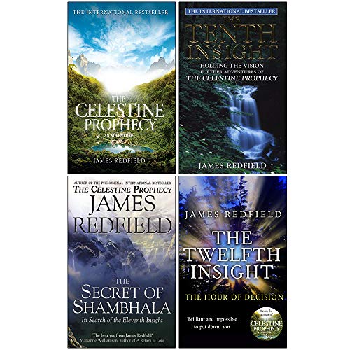 Celestine Prophecy Series Collection 4 Books Set By James Redfield (The Celestine Prophecy, The Tenth Insight, The Secret Of Shambhala, The Twelfth Insight)