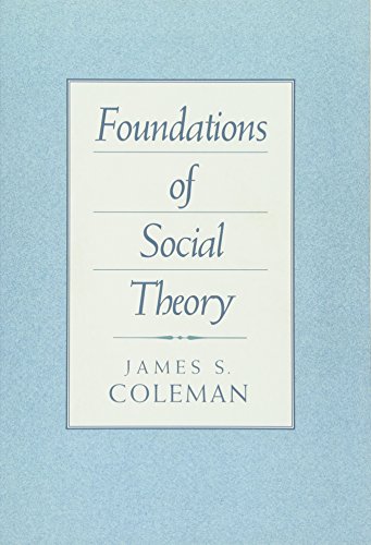 Foundations of Social Theory von Belknap Press