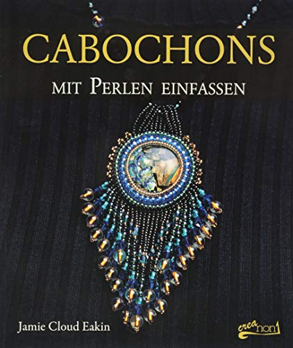 Cabochons mit Perlen einfassen von CreaNon