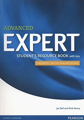 Student's Resource Book with Key (Expert) von Pearson Education