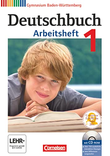 Deutschbuch Gymnasium - Baden-Württemberg - Ausgabe 2012 - Band 1: 5. Schuljahr: Arbeitsheft mit Lösungen und Übungs-CD-ROM von Cornelsen Verlag GmbH