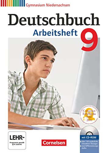 Deutschbuch Gymnasium - Niedersachsen - 9. Schuljahr: Arbeitsheft mit Lösungen und Übungs-CD-ROM Deutschbuch Gymnasium - Niedersachsen - 9. Schuljahr: Arbeitsheft mit Lösungen und Übungs-CD-ROM