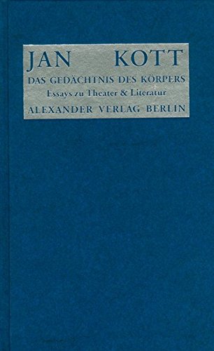 Das Gedächtnis des Körpers von Alexander Verlag