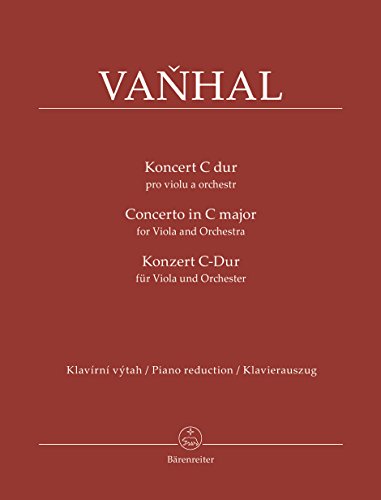 Konzert für Viola und Orchester C-Dur. Klavierauszug mit Stimme Konzert für Viola und Orchester C-Dur. Klavierauszug mit Stimme