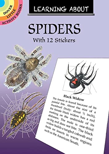 Learning about Spiders: With 12 Stickers (Dover Little Activity Books)