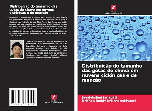 Distribuição do tamanho das gotas de chuva em nuvens ciclónicas e de monção von Edições Nosso Conhecimento