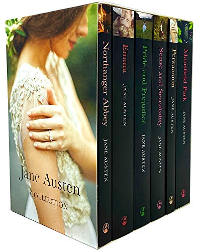 Jane Austen Complete 6 Books Collection Box Set (Northanger Abbey, Emma, Pride and Prejudice, Sense and Senesibility, Persuasion & Mansfield Park)