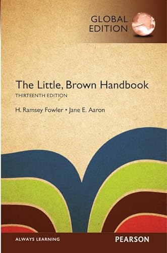 The Little, Brown Handbook, Global Edition von Pearson