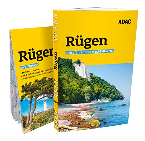 ADAC Reiseführer plus Rügen mit Hiddensee und Stralsund: Mit Maxi-Faltkarte und praktischer Spiralbindung