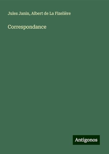 Correspondance von Antigonos Verlag