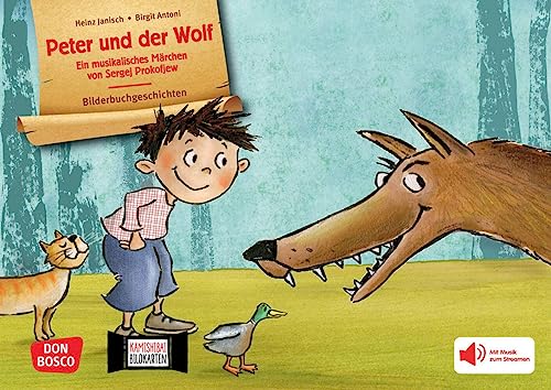 Peter und der Wolf. Ein musikalisches Märchen von Sergej Prokofjew. Kamishibai Bildkartenset: Entdecken - Erzählen - Begreifen: Bilderbuchgeschichten. ... für unser Erzähltheater) von Don Bosco