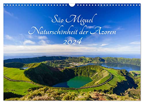 São Miguel - Naturschönheit der Azoren (Wandkalender 2024 DIN A3 quer), CALVENDO Monatskalender von CALVENDO