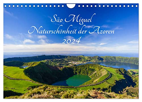 São Miguel - Naturschönheit der Azoren (Wandkalender 2024 DIN A4 quer), CALVENDO Monatskalender von CALVENDO