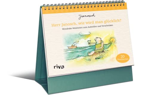 Herr Janosch, wie wird man glücklich?: Wondraks Weisheiten zum Aufstellen und Verschenken – 20 Postkarten. Das beste Geschenk für Geburtstag, Weihnachten, Ostern und zwischendurch Herr Janosch, wie wird man glücklich?: Wondraks Weisheiten zum Aufstellen und Verschenken – 20 Postkarten. Das beste Geschenk für Geburtstag, Weihnachten, Ostern und zwischendurch