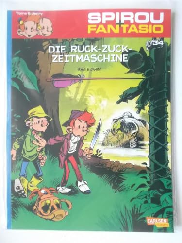 Spirou und Fantasio 34: Die Ruck-Zuck-Zeitmaschine: Spannende Abenteuer für Mädchen und Jungen ab 8 (34) von Carlsen Verlag GmbH