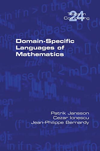 Domain-Specific Languages of Mathematics von College Publications
