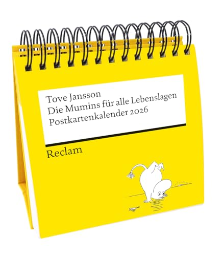 Die Mumins für alle Lebenslagen (Postkartenkalender 2026). Mit Zitaten und Illustrationen von Tove Jansson: Mit den Mumins durch das Jahr – Für alle Fans der kultigen Trolle von Reclam, Philipp, jun. GmbH, Verlag
