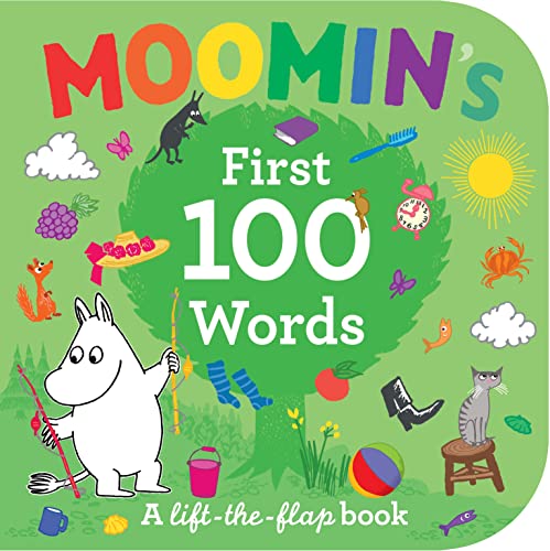 Moomin's First 100 Words: An early-learning lift-the-flap board book for toddlers