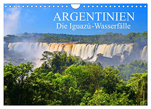 Argentinien. Die Iguazú-Wasserfälle (Wandkalender 2023 DIN A4 quer): Die Iguazú-Wasserfälle sind eines der beeindruckendsten Naturwunder Argentiniens. (Monatskalender, 14 Seiten ) (CALVENDO Natur) von CALVENDO