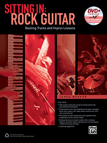 Sitting In: Rock Guitar - Backing Tracks and Improv Lessons (incl. DVD)