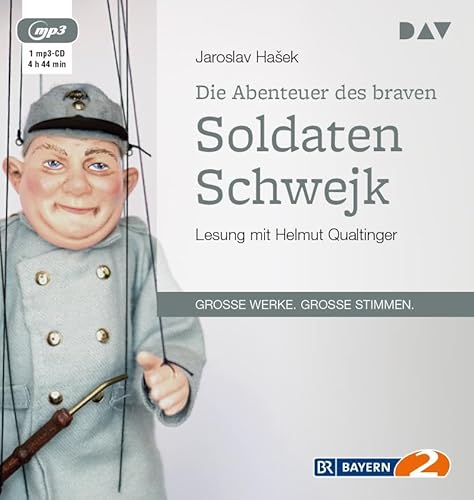 Die Abenteuer des braven Soldaten Schwejk: Lesung mit Helmut Qualtinger (1 mp3-CD)