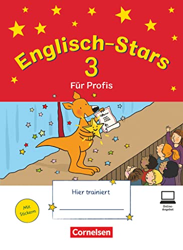 Englisch-Stars - Allgemeine Ausgabe - 3. Schuljahr: Übungsheft für Profis - Mit Lösungen im Übungsheft und Audiotracks als Download von Oldenbourg Schulbuchverl.