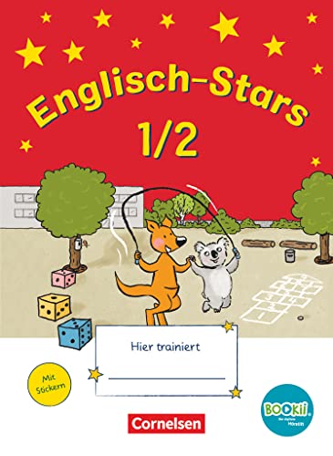 Englisch-Stars - BOOKii-Ausgabe - 1./2. Schuljahr: Übungsheft - Mit Lösungen