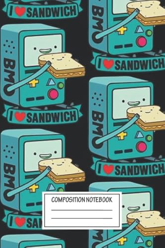 Notebook: Bmo Sandwich Wide Ruled , Journal for Writing, Size 6" x 9", 110 Pages