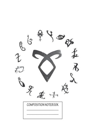 Notebook: Shadowhunter Runes Wide Ruled , Journal for Writing, Size 6" x 9", 110 Pages