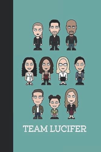 Team Lucifer: Wide Ruled Notebook, Journal for Writing, Size 6" x 9", 110 Pages